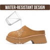 image:imageProject Cloud 100 Genuine Leather Platform Clogs for Women JohnnaChestnut