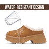 image:imageProject Cloud 100 Genuine Leather Platform Clogs for Women JohnnaChestnut Fur