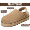 image:imageProject Cloud 100 Genuine Leather Platform Mule Clogs for WomenSand