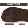image:imageProject Cloud 100 Genuine Leather Platform Sandals amp Slides for WomenMocha Suede  Bronzestar