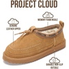 image:imageProject Cloud 100 Genuine LeatherSlip On Slippers for Women TimberChestnut Suede