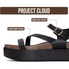 image:imageProject Cloud Adjustable Strap Platform Sandals Women FootwearBlack