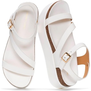 image:imageProject Cloud Adjustable Strap Platform Sandals Women FootwearWhite