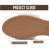 image:imageProject Cloud 100 Genuine Leather Dressy Flat Sandals for Women CannesLondon Fog