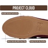 image:imageProject Cloud 100 Genuine Leather Penny Loafers for Women Mule FootwearBurgundy Suede