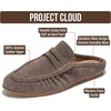 image:imageProject Cloud 100 Genuine Leather Penny Loafers for Women Mule FootwearChocolate Suede