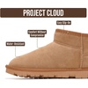image:imageProject Cloud 100 Genuine Leather Womens Boots  Ankle Boots WomenChestnut Suede