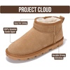 image:imageProject Cloud 100 Genuine Leather Womens Boots  Ankle Boots WomenChestnut Suede