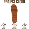 image:imageProject Cloud 100 Genuine Leather Womens Sneakers with Memory FoamTan Suede