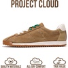 image:imageProject Cloud 100 Genuine Leather Womens Sneakers with Memory FoamTan Suede