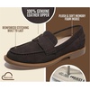 image:imageProject Cloud 100 Genuine Leather Loafers for Women  Slip On Womens ShoesBitter Choco Suede