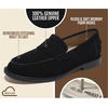 image:imageProject Cloud 100 Genuine Leather Loafers for Women  Slip On Womens ShoesBlack Suede