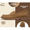 image:imageProject Cloud 100 Genuine Leather Loafers for Women  Slip On Womens ShoesChestnut Suede