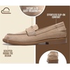 image:imageProject Cloud 100 Genuine Leather Loafers for Women  Slip On Womens ShoesNude Suede