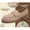 image:imageProject Cloud 100 Genuine Leather Loafers for Women  Slip On Womens ShoesNude Suede