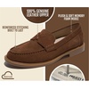 image:imageProject Cloud 100 Genuine Leather Loafers for Women  Slip On Womens ShoesTobacco Suede