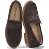 image:imageProject Cloud 100 Genuine Leather Loafers for Women  Slip On Womens ShoesBitter Choco Suede