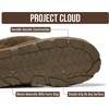 image:image100 Genuine Leather Womens Natural FurLined Clog Slippers for WomenMushroom Suede