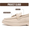 image:imageProject Cloud 100 Genuine Leather Girls Loafers amp Kids Shoes Little IrisLight Sand Suede