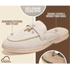 image:imageProject Cloud 100 Genuine Leather Mules for Women  Stylish Womens MulesBeige Suede