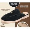 image:imageProject Cloud 100 Genuine Leather Mules for Women  Stylish Womens MulesBlack Suede