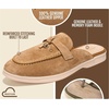 image:imageProject Cloud 100 Genuine Leather Mules for Women  Stylish Womens MulesChestnut Suede