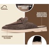 image:imageProject Cloud 100 Genuine Leather Mules for Women  Stylish Womens MulesChocolate Suede