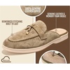 image:imageProject Cloud 100 Genuine Leather Mules for Women  Stylish Womens MulesDusty Taupe Suede
