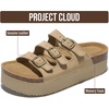 image:imageProject Cloud 100 Genuine Leather Trendy Platform Clogs for Women FootwearNude