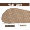 image:imageProject Cloud 100 Genuine Leather Trendy Platform Clogs for Women FootwearNude Suede