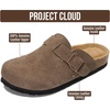 image:image100 Genuine Leather Slipon Footbed Clogs for Women  Fall Shoes for WomenFossil Suede