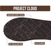 image:image100 Genuine Leather Womens Slippers FurLined Shearling Slippers for WomenBrown Distressed