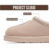 image:image100 Genuine Leather Womens Slippers FurLined Shearling Slippers for WomenSand Suede
