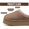 image:imageGenuine Leather Womens Slippers Warm Shearling Platform Slippers for Women