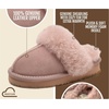 image:imageProject Cloud 100 Genuine Leather Fuzzy Kids Slippers  Clogs for KidsBlush Suede