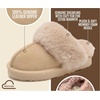 image:imageProject Cloud 100 Genuine Leather Fuzzy Kids Slippers  Clogs for KidsSand Suede