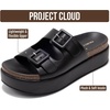 image:imageProject Cloud Lightweight Platform Wedge Sandals for Women 2026Black