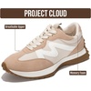 image:imageTrendy Lace Up Fashion Sneakers for Women  Lightweight Womens Shoes 2026Nude