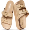 image:imageProject Cloud Lightweight Platform Wedge Sandals for Women 2026Beige Raffia