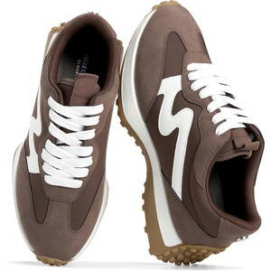 image:imageTrendy Lace Up Fashion Sneakers for Women  Lightweight Womens Shoes 2026Chocolate