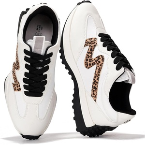 image:imageTrendy Lace Up Fashion Sneakers for Women  Lightweight Womens Shoes 2026Leopard