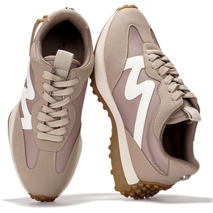 image:imageTrendy Lace Up Fashion Sneakers for Women  Lightweight Womens Shoes 2026Taupe