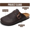 image:image100 Full Grain Genuine Leather Clogs for Men  Fall Shoes for Men 2026Brown Distressed