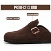image:image100 Full Grain Genuine Leather Clogs for Men  Fall Shoes for Men 2026Brown Suede