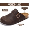 image:image100 Full Grain Genuine Leather Clogs for Men  Fall Shoes for Men 2026Chocolate Distressed