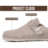 image:image100 Full Grain Genuine Leather Clogs for Men  Fall Shoes for Men 2026Grey Mono Suede