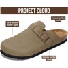 image:image100 Full Grain Genuine Leather Clogs for Men  Fall Shoes for Men 2026Taupe Distressed