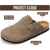 image:image100 Full Grain Genuine Leather Clogs for Men  Fall Shoes for Men 2026Taupe Suede