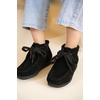 image:image100 Genuine Leather Chukka Boots For Kids Kids Shoes With Gum Rubber SoleBlack Suede