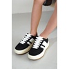 image:imageFashion Platform Sneakers for Women Footwear  Laceup Womens ShoesBlack